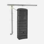 Chastang 300L Anthracite wall-mounted water collector with gutter connection kit included Photo2