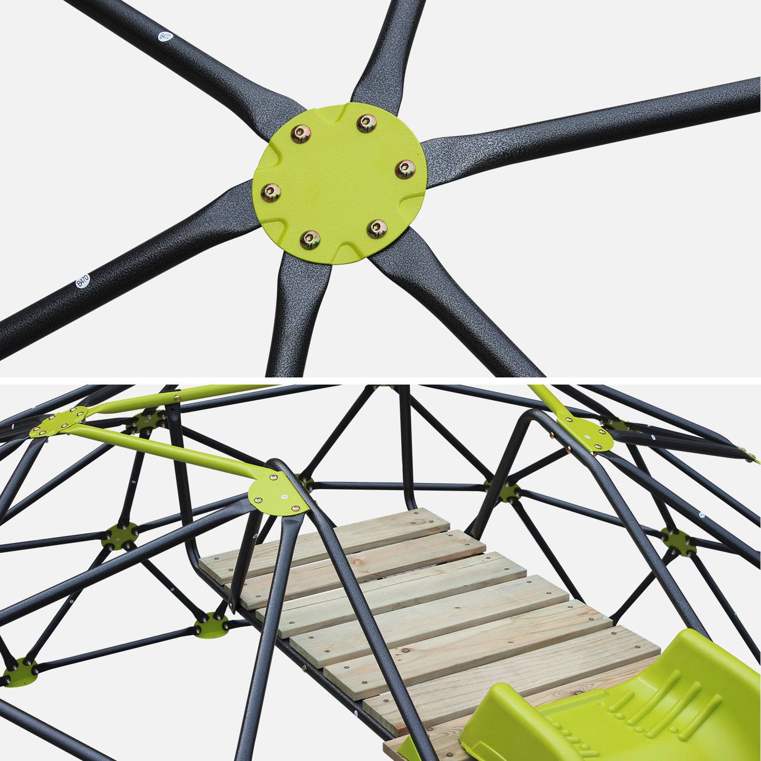 Play set - Albe XXL - Climbing dome with slide - Climbing frame,sweeek,Photo4