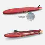 Stand Up Paddle Opblaasbaar - Atlas 12' - 15cm dik - Opblaasbaar stand up paddle pack (SUP) met hogedrukpomp, inclusief peddel, leash en opbergzak Photo6