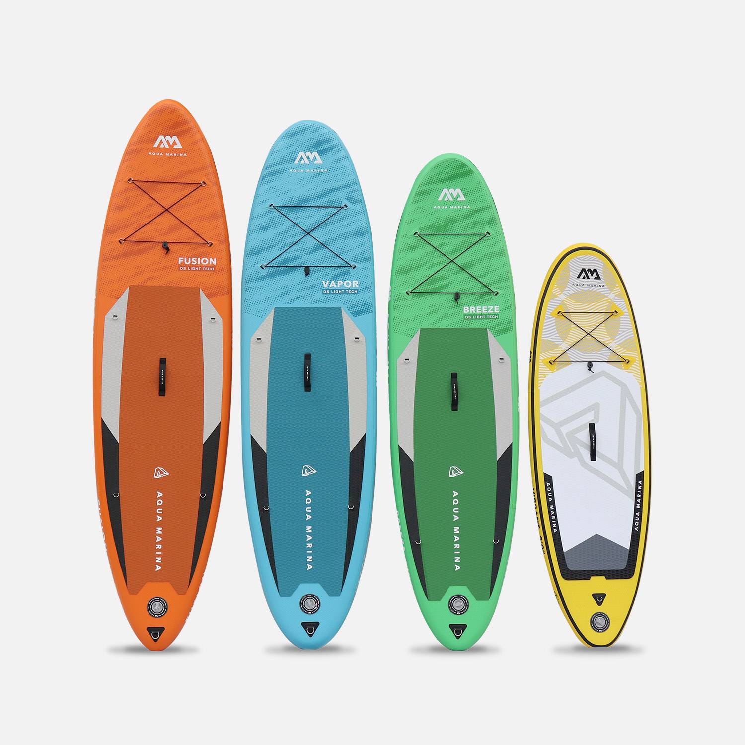 Stand Up Paddle Opblaasbaar - Fusion 10'10" - 15cm dik - Opblaasbaar stand up paddle pack (SUP) met hogedrukpomp double action, inclusief peddel, leash en opbergzak,sweeek,Photo11