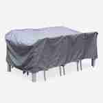202x124cm dark grey dust cover - Rectangular, PA-coated polyester dust cover for the Philadelphia and Capua 180 garden tables Photo1
