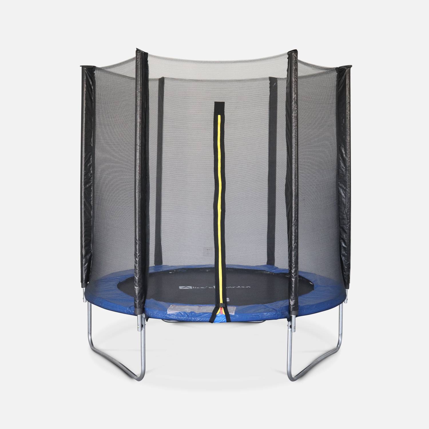 Trampoline Ø180cm - Cassiopée blue with protective net - Garden trampoline 2m | sweeek