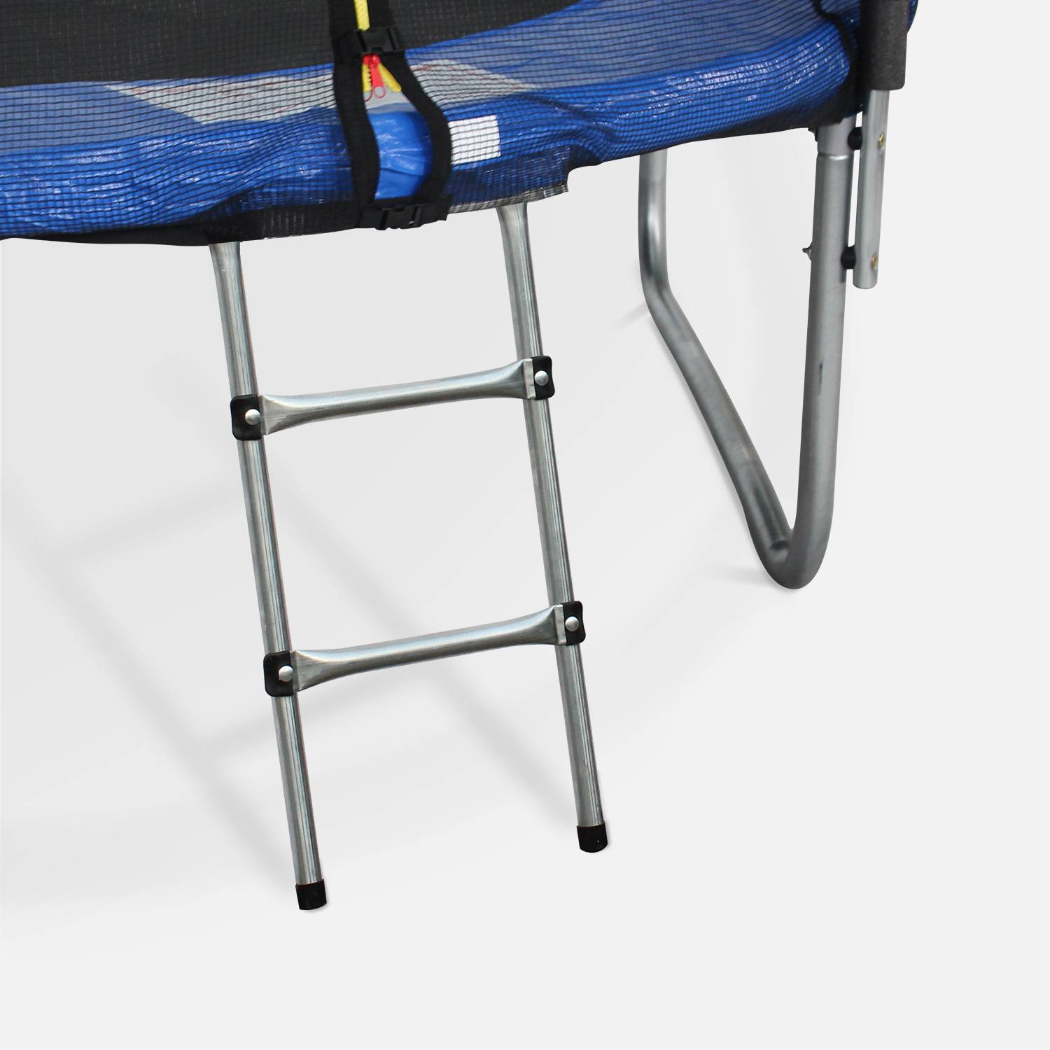 Trampoline Accessories Pack - Ø245 cm - Ladder, Rain Cover, Shoe Net, Anchor Kit,sweeek,Photo2
