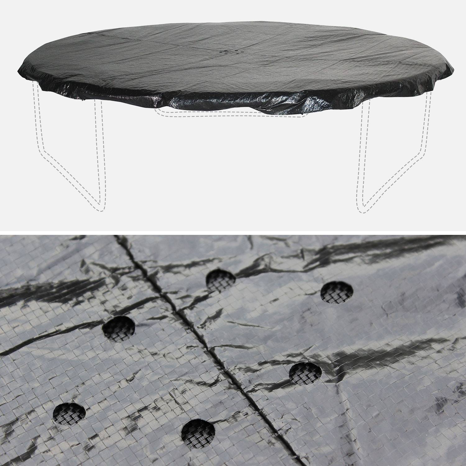 Alice's Garden Kit Fissaggio Trampolino: 4 Picchetti E Cinghie Di Sicurezza Per Tutti I Modelli