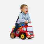 Babyrutscher Feuerwehrwagen mit aufklappbaren Sitz und Lenkrad, mit Hupe, 100% Made in France Photo4