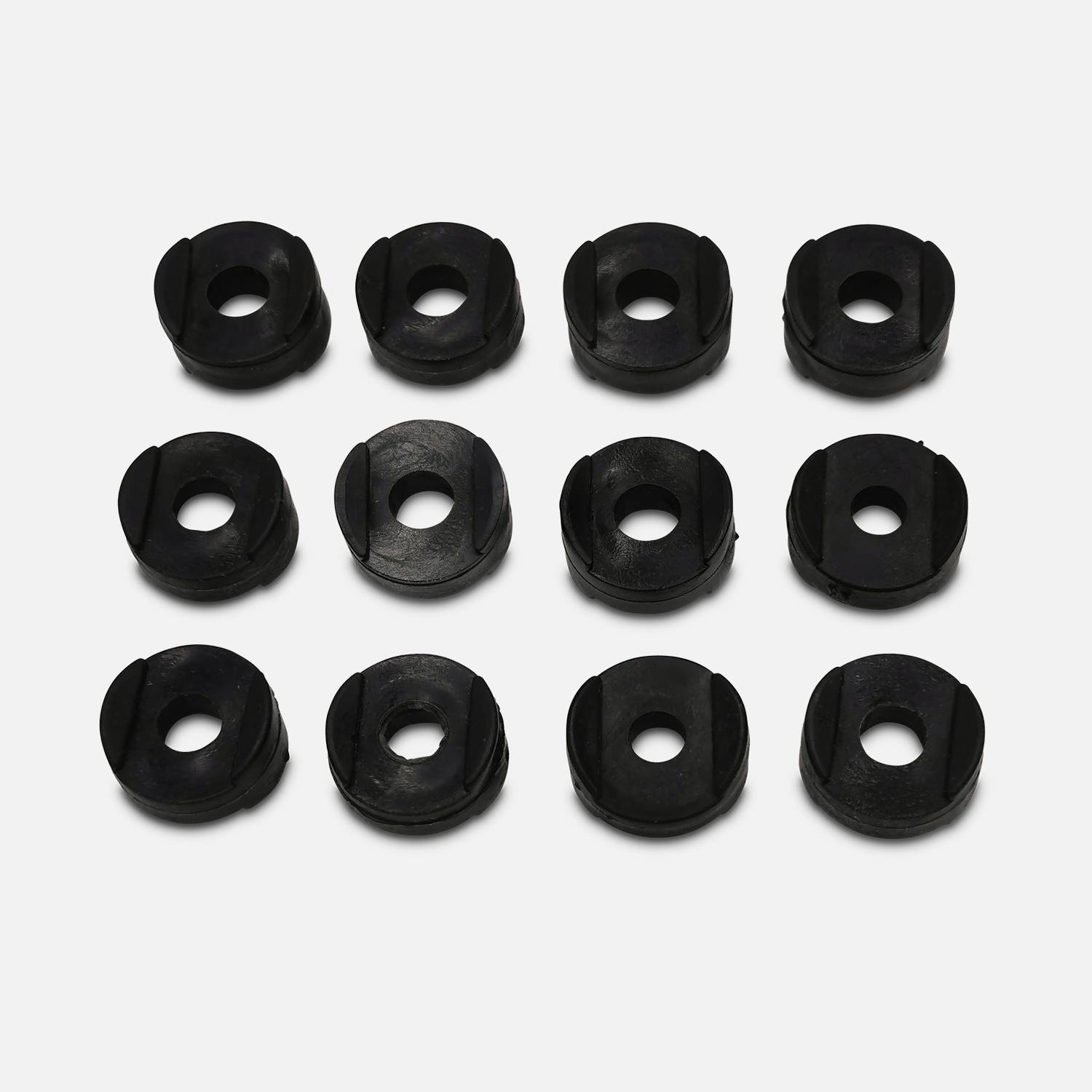 Set of 12 trampoline enclosure pole spacers