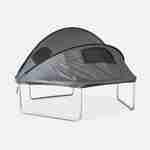 Tent voor trampoline Ø303cm (binnen- en buitennet) polyester, UV behandeld, 2 ingangen, 4 ramen & transporttas Photo1