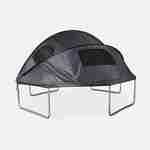 Tenda de campismo para trampolim Ø370cm (rede interior e exterior) em poliéster, com tratamento UV, 2 portas, 4 janelas e saco de transporte Photo1