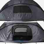 Campingzelt für Trampolin Ø370cm (Innen- und Außennetz) Polyester, UV-behandelt, 2 Türen, 4 Fenster & Transporttasche Photo3