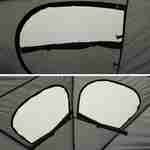 Carpa para cama elástica Ø370cm (red interior y exterior) poliéster, tratamiento UV, 2 puertas, 4 ventanas y bolsa de transporte Photo5