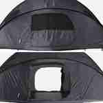 Campingzelt für Trampolin Ø430cm (Innen- und Außennetz) Polyester, UV-behandelt, 2 Türen, 4 Fenster & Transporttasche Photo3