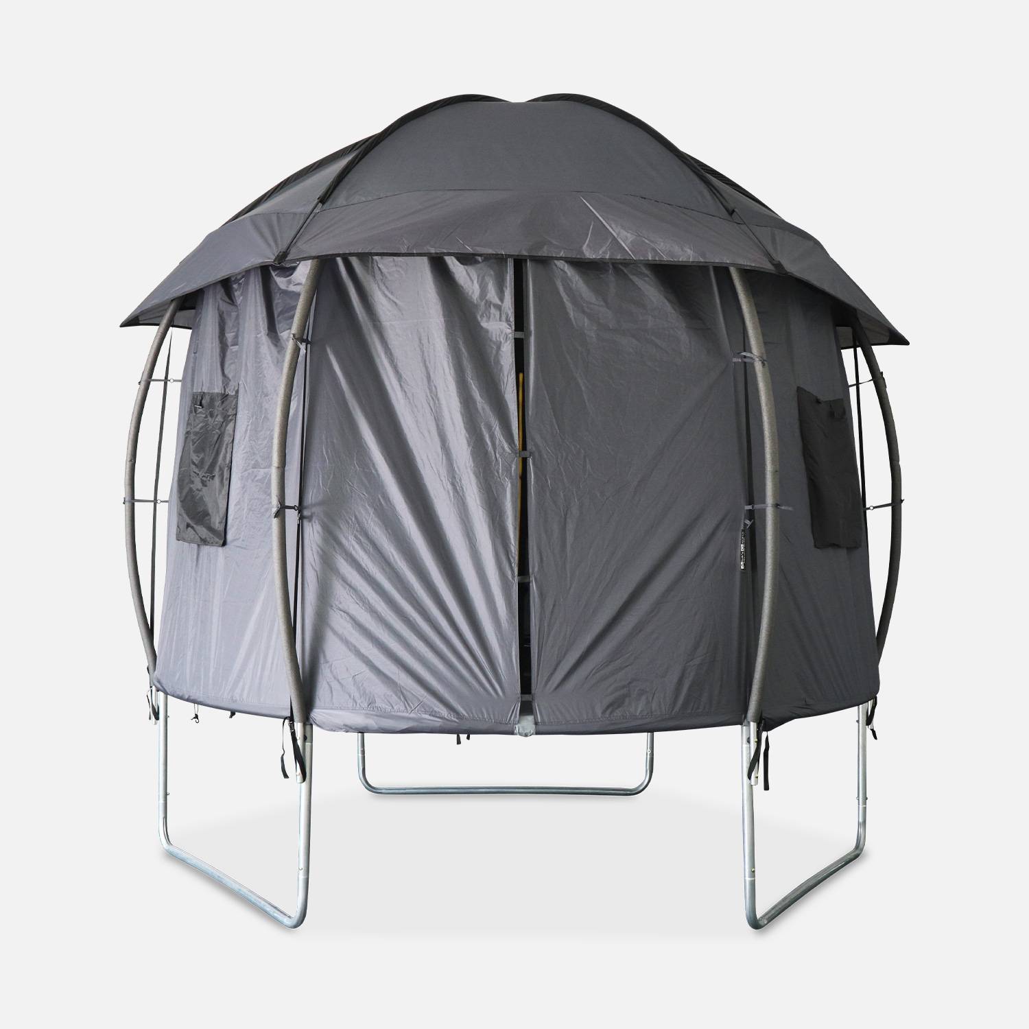 Campingzelt für Trampolin, Trampolinhütte, Polyester, UV-behandelt, 1 Tür, 3 Fenster und Transporttasche Photo3