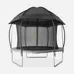 Tenda para trampolim, cabina, poliéster, tratamento UV, 1 porta, 3 janelas e saco de transporte Photo4