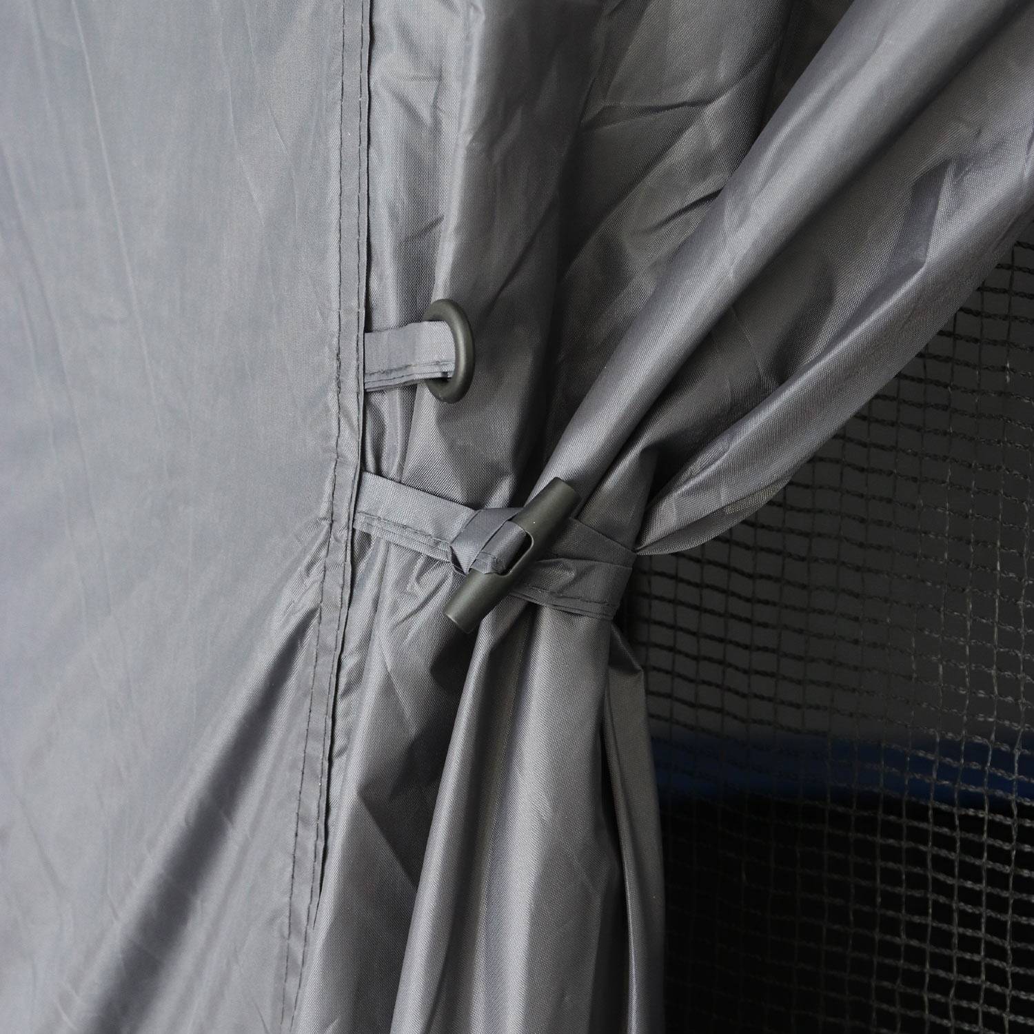 Tenda para trampolim, cabina, poliéster, tratamento UV, 1 porta, 3 janelas e saco de transporte Photo7