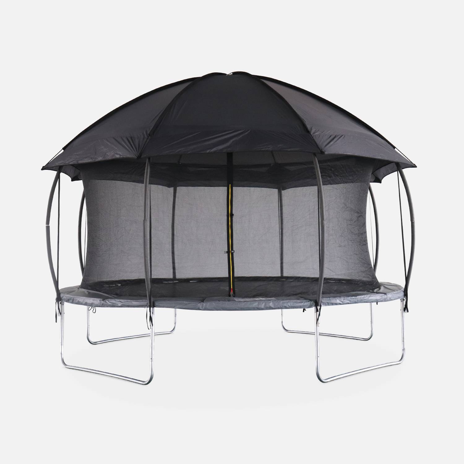 Tenda de campismo para trampolim, casa na árvore, poliéster, com tratamento UV, 1 porta, 4 janelas e saco de transporte Photo4