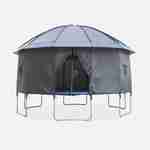 Tenda de campismo para trampolim, casa na árvore, poliéster, com tratamento UV, 1 porta, 5 janelas e saco de transporte Photo2
