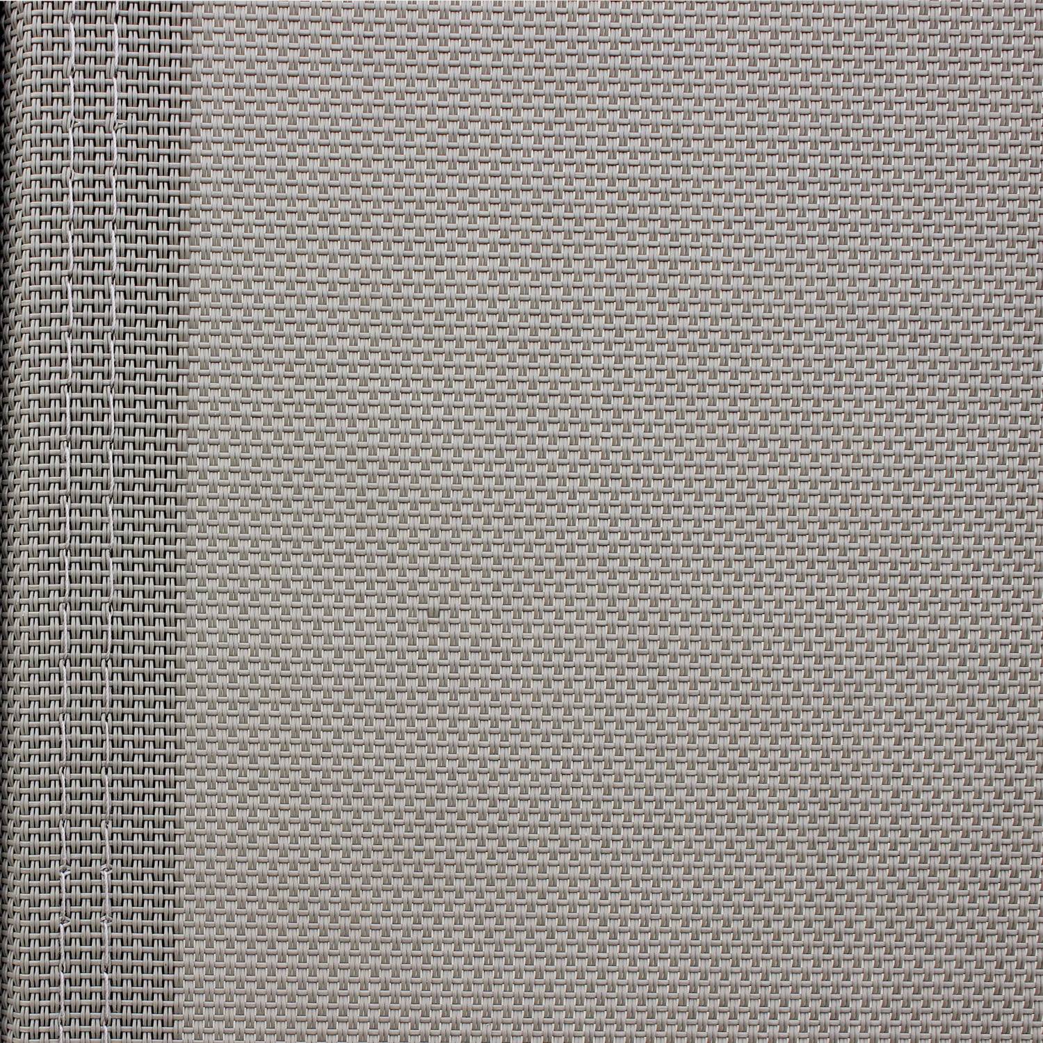 Coppia di sedie Washington Bianco/ Marrone Talpa in alluminio bianco e textilene colore marrone talpa, impilabili Photo4