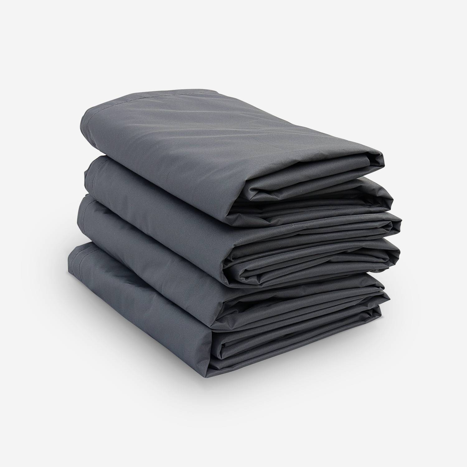 Dark Grey water-resistant protective covers for Tripoli & Verona garden sofa sets Photo2