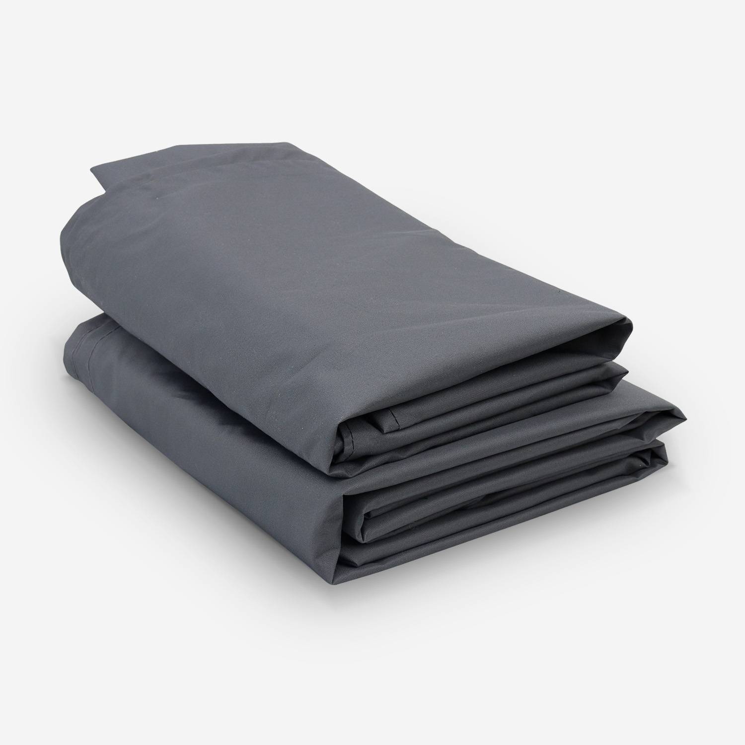Protective covers for Alba, Caligari, Romini and Vinci garden sofa set, dark grey. Water-resistant Photo2