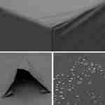 Housse de protection gris foncé pour fauteuils de jardin Genova et Brescia - Bâche toile Oxford en polyester enduit PA Photo4