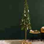 Künstlicher Weihnachtsbaum 180 cm ALBERTA, fein, konische Spitze, langer gerader Stamm, wahrheitsgetreues Aussehen, inklusive Ständer Photo3