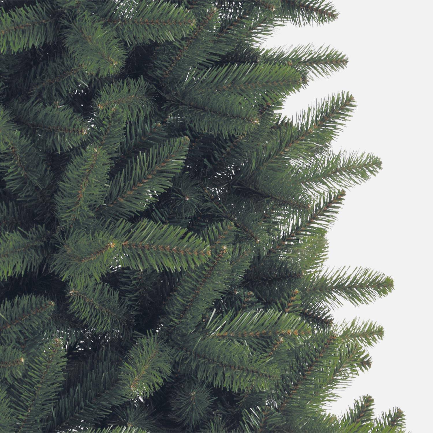 Kunstkerstboom 180cm - Nanton - kegelvormig, realistische look, inclusief voet,sweeek,Photo2