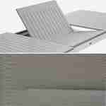Gartengarnitur - Chicago Weiß/Taupe - Ausziehbarer Tisch175/245 cm mit Verlängerung und 8 Sitzen aus Textilene Photo6