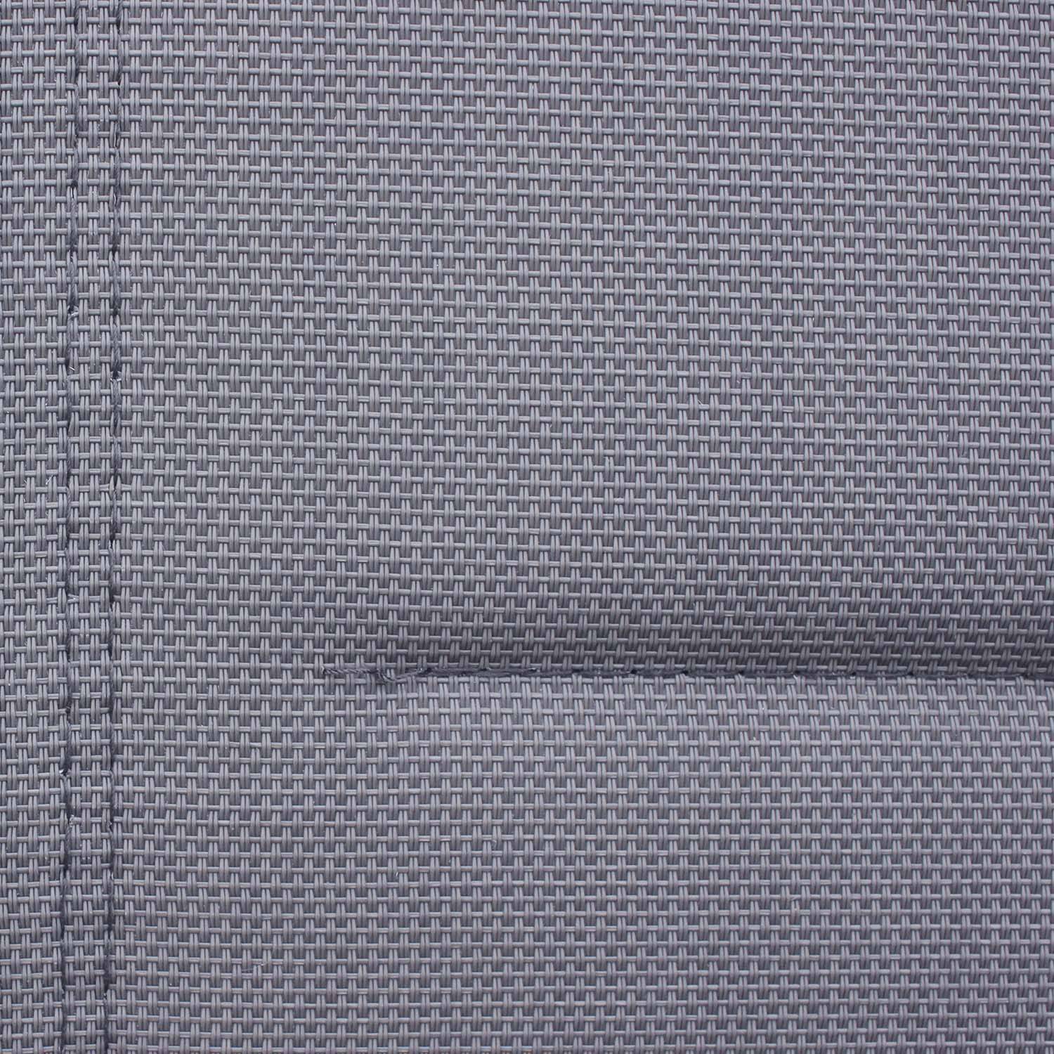 Conjunto de 2 poltronas - Chicago / Odenton / Philadelphia Antracite - Em alumínio antracite e textilene cinzento taupe, empilháveis,sweeek,Photo5